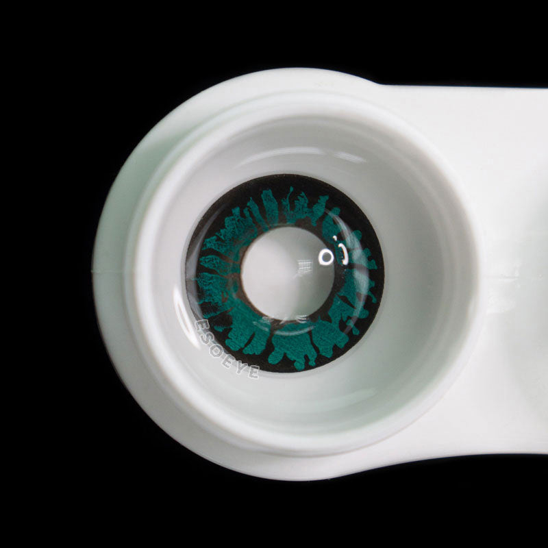 Aqua Panther Halloween Contact Lenses Yearly