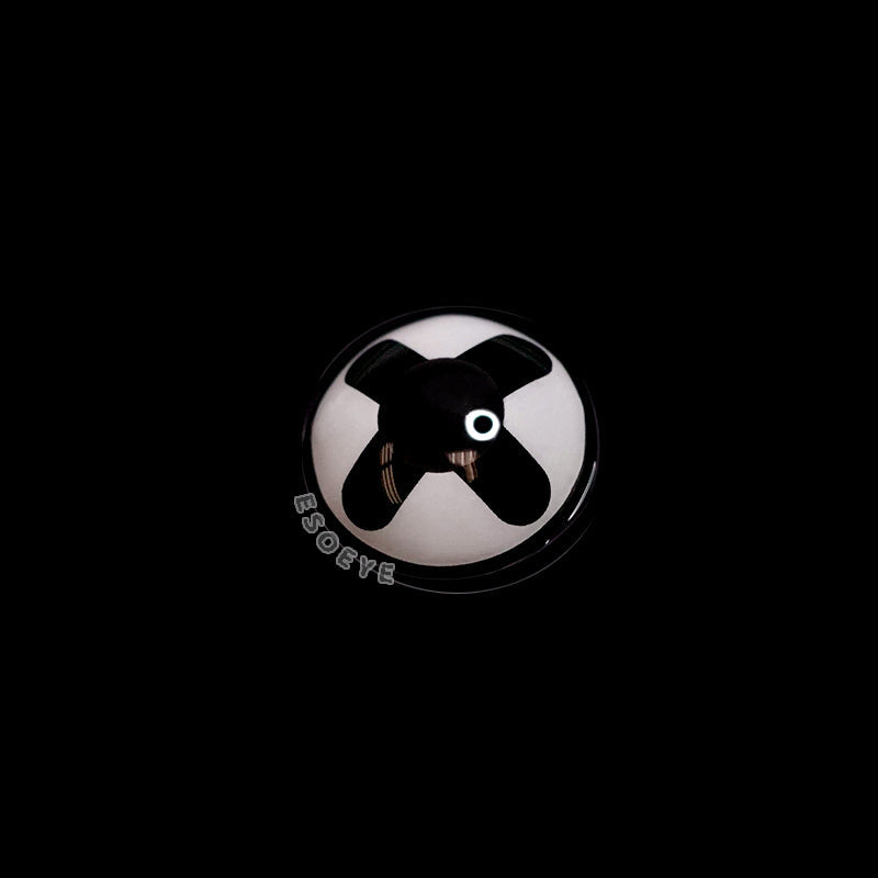 Black Cross Halloween Contact Lenses Yearly