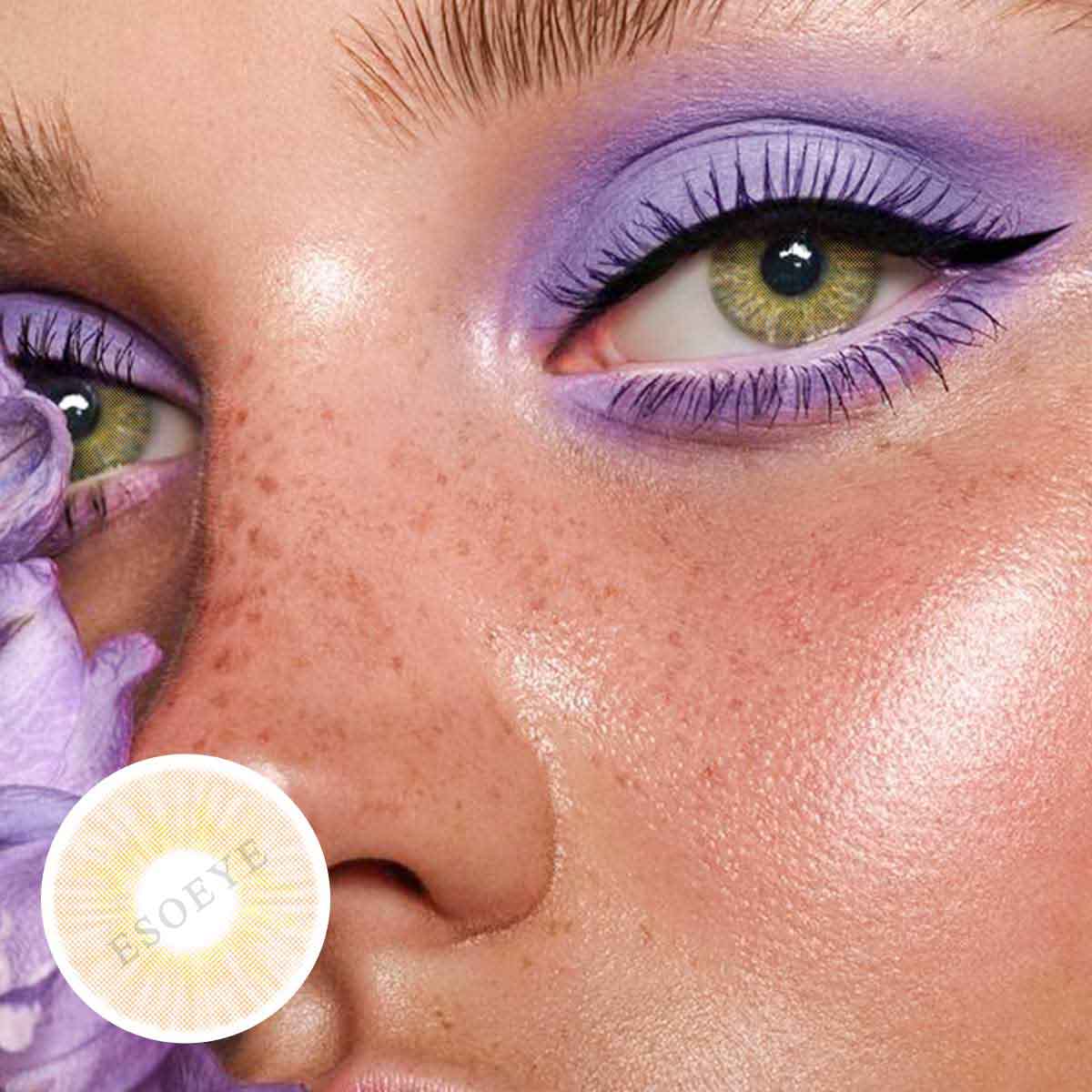 Cherry Magic Brown Colored Contact Lenses Yearly