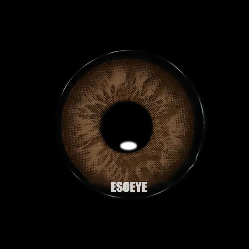 Cocktail Tequila Sunrise Brown Colored Contact Lenses Yearly