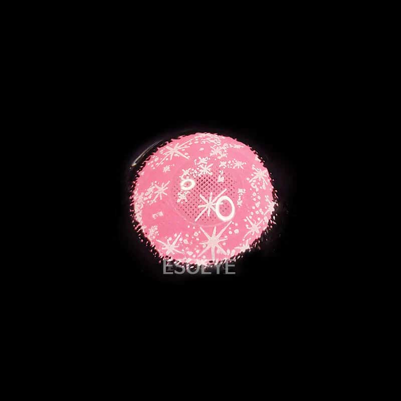 Coral Pink Halloween Contact Lenses Yearly