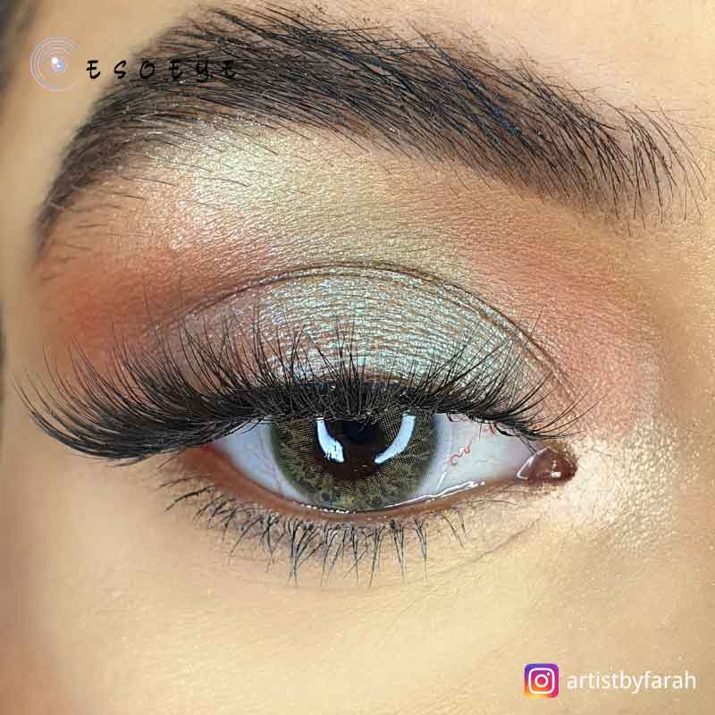 DNA Taylor Brown Colored Contact Lenses Yearly Prescription