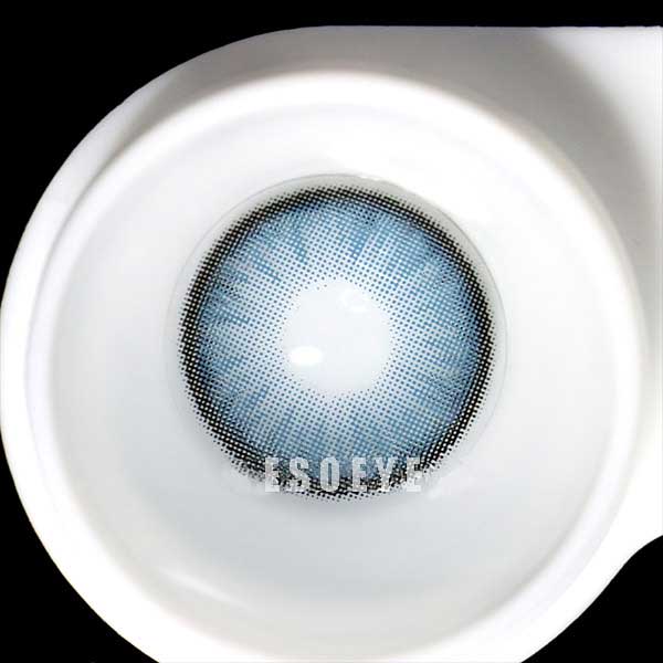 Dawn Blue Colored Contact Lenses Yearly