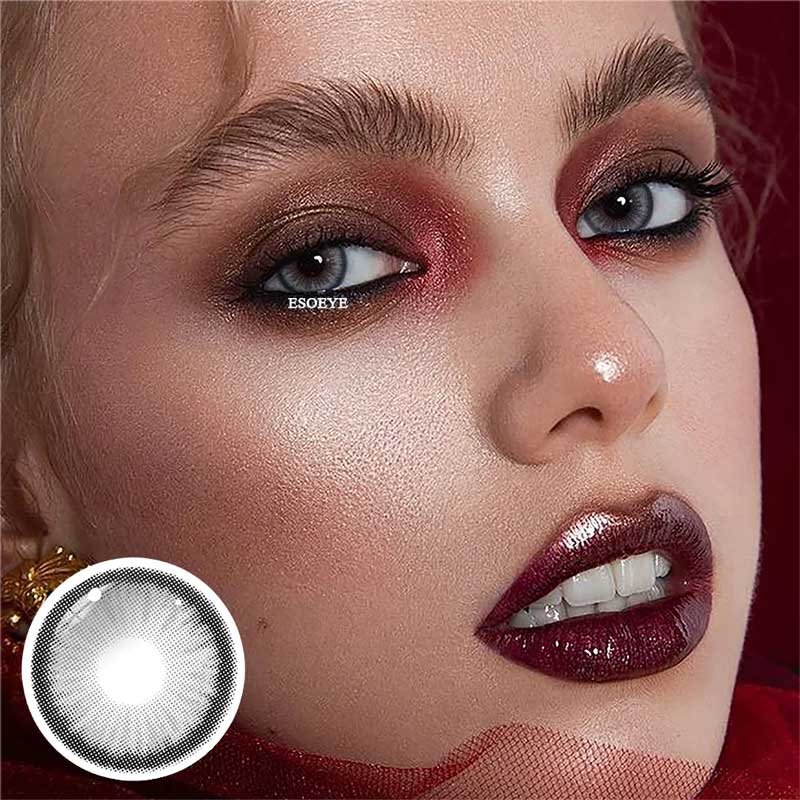 Dawn Gray Colored Contact Lenses Yearly