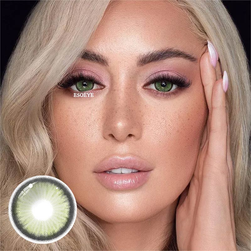 Dawn Green Colored Contact Lenses Yearly
