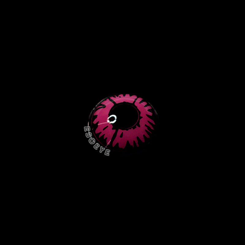 Enchanted Pink Halloween Contact Lenses Yearly