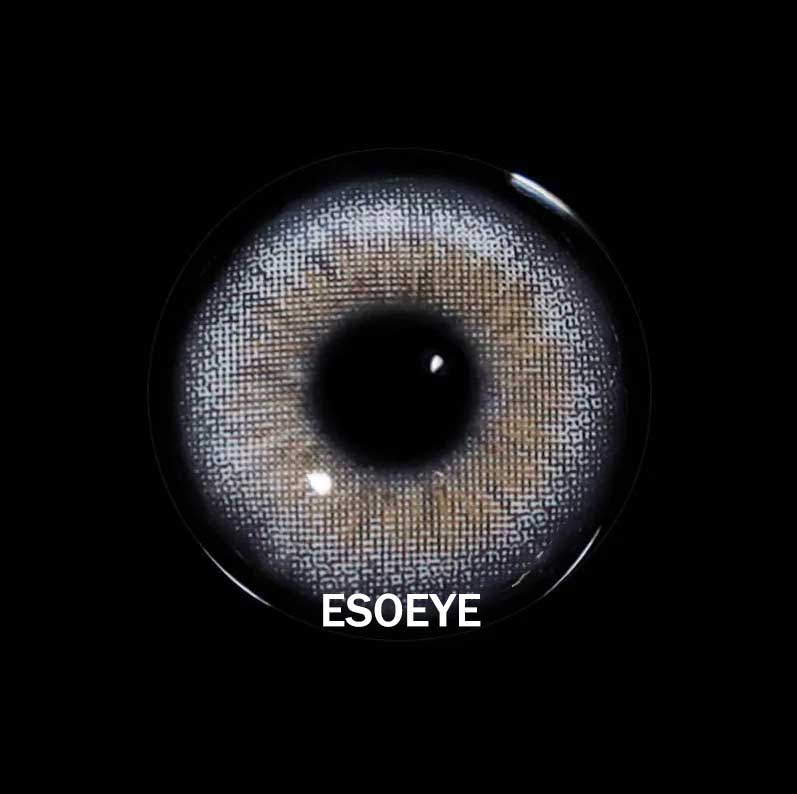 Galaxy Grey Colored Contact Lenses Yearly