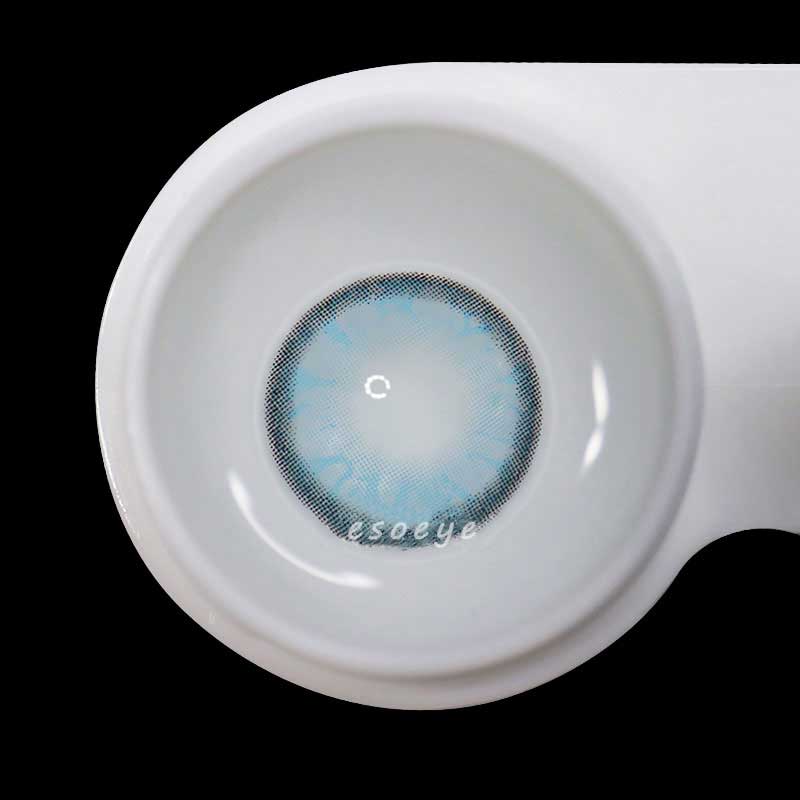 Gem Blue Colored Contact Lenses Yearly
