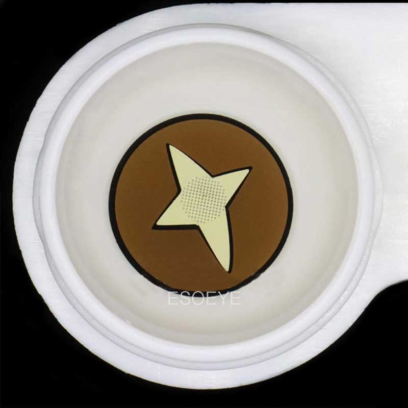 Kinoko Brown Colored Contact Lenses Yearly