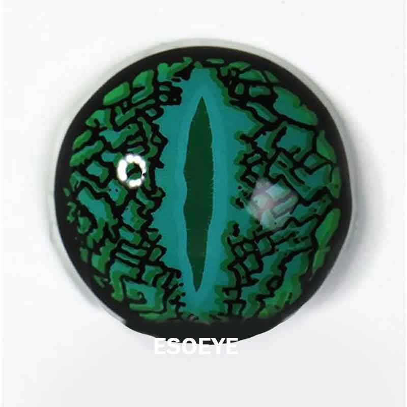 Lizard Eye Green Cosplay Contact Lenses Yearly