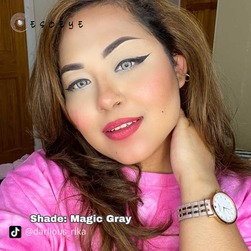 Magic Gray Colored Contact Lenses Yearly