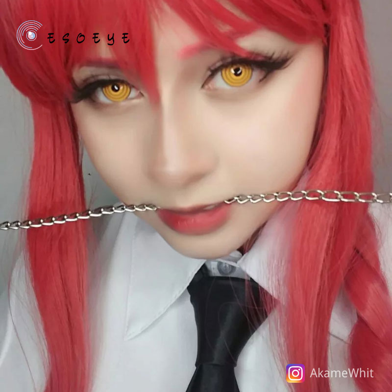 Makima Cosplay Contact Lenses Yearly