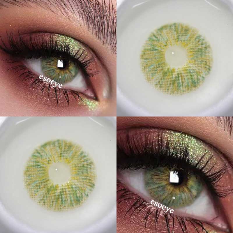 Monet Green Colored Contact Lenses Yearly