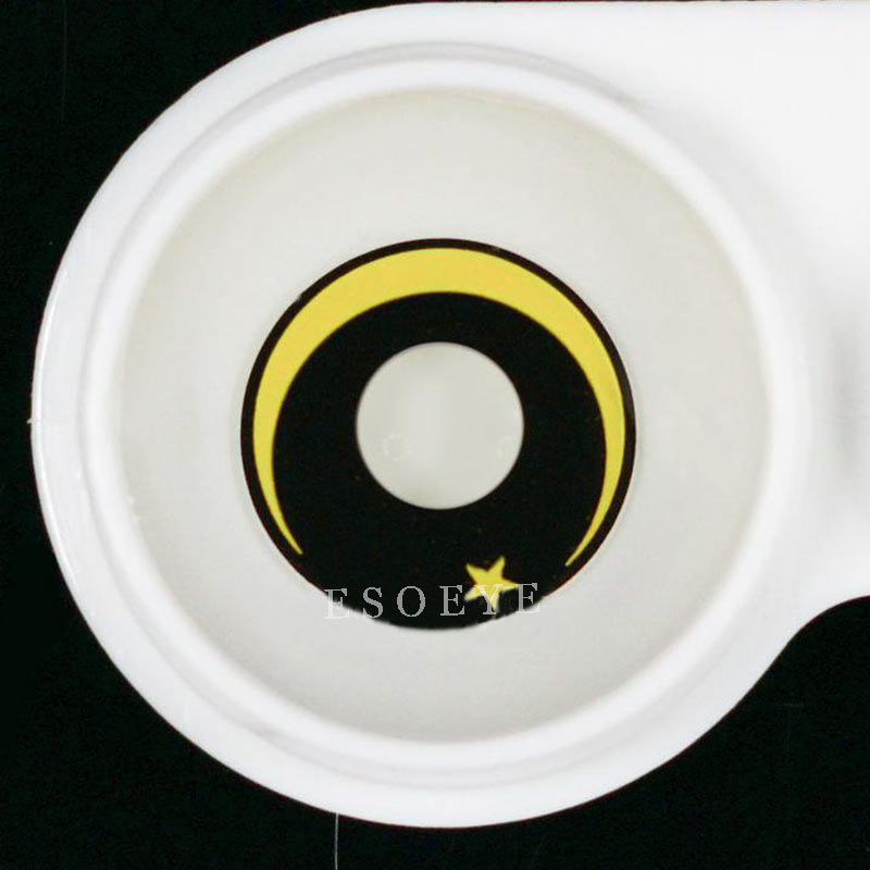 Moon Star-Yellow Cosplay Contact Lenses Yearly