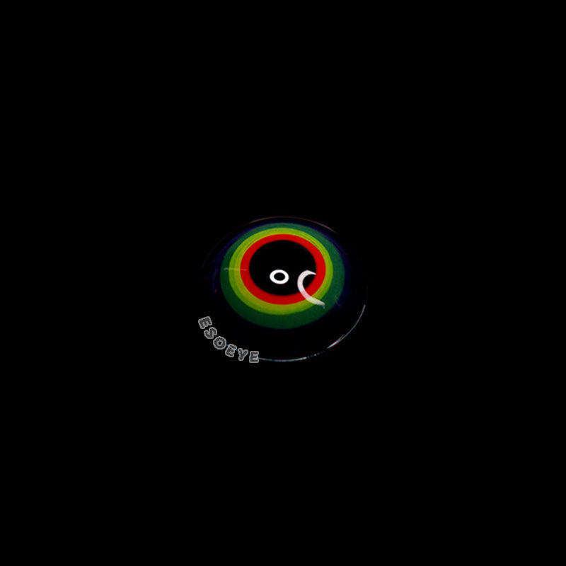 Multiple Rainbow Halloween Contact Lenses Yearly