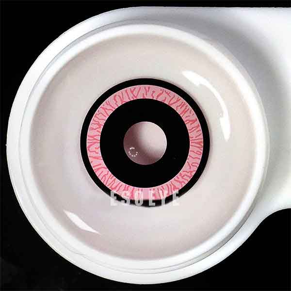 Nebulos Pink Cosplay Contact Lenses Yearly