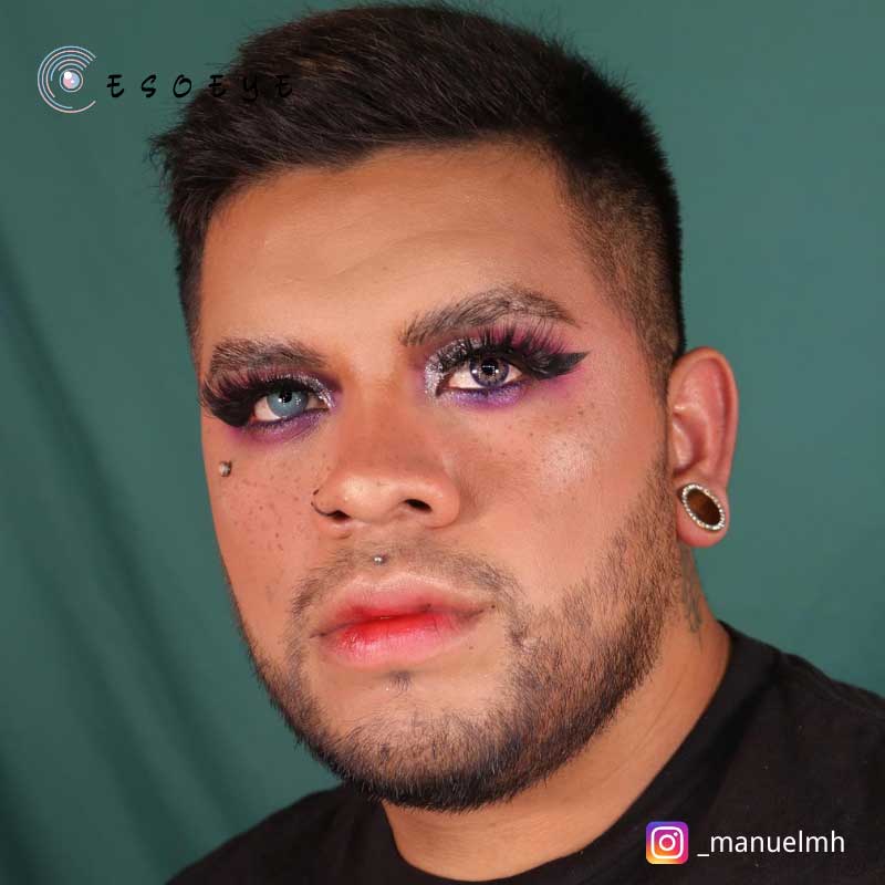 New York BLUE Colored Contact Lenses Yearly