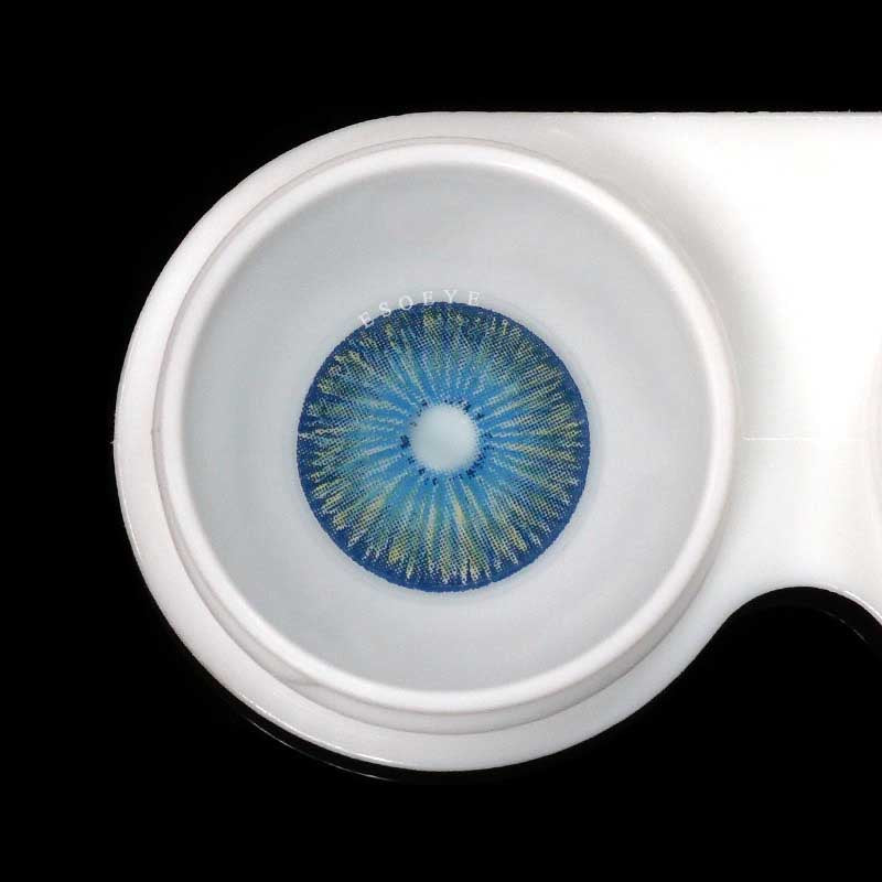 New York BLUE Colored Contact Lenses Yearly