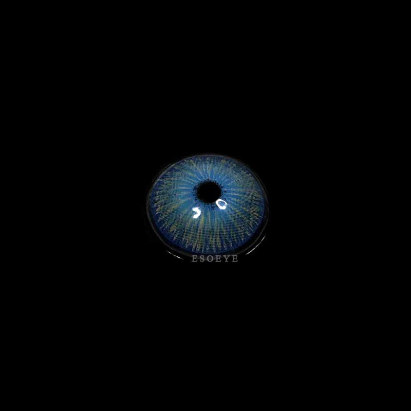 New York BLUE Colored Contact Lenses Yearly