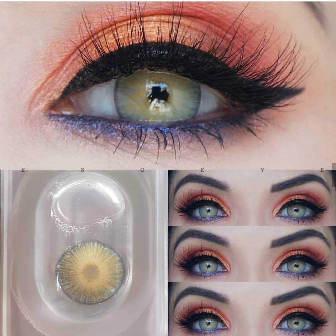 New York Grey Colored Contact Lenses Yearly
