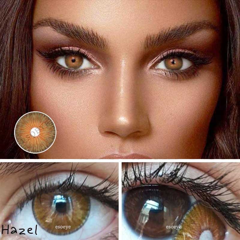 New York N Hazel Colored Contact Lenses Yearly