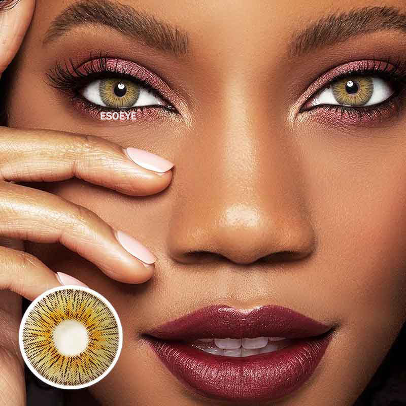 New York Panama Brown Contact Lenses Yearly