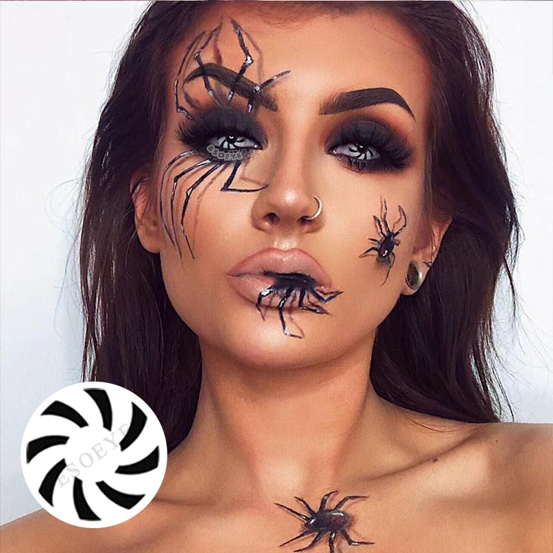 Optical Illusion Halloween Contact Lenses Yearly