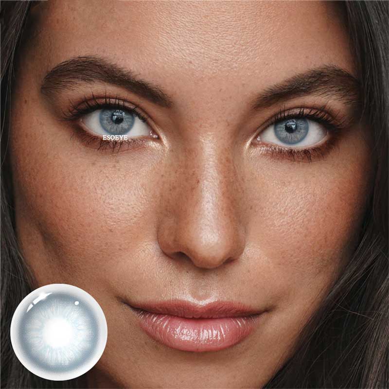 Crystal Blue Colored Contact Lenses Yearly