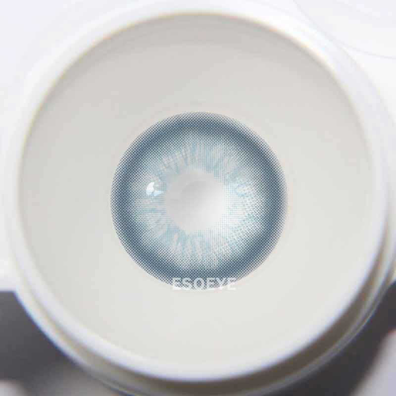 Unspoken Mirage Blue Colored Contact Lenses Yearly