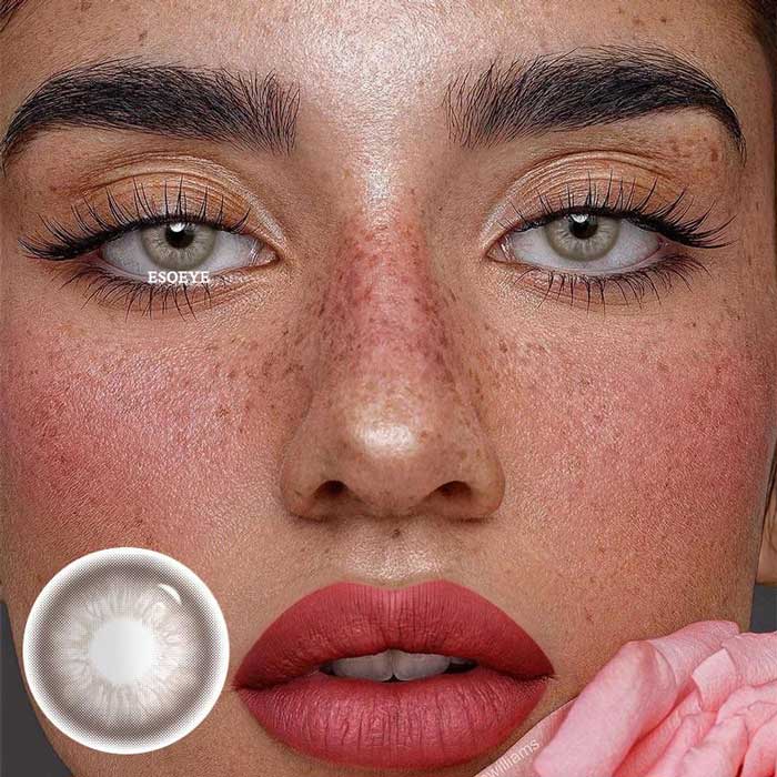 Crystal Brown Colored Contact Lenses Yearly