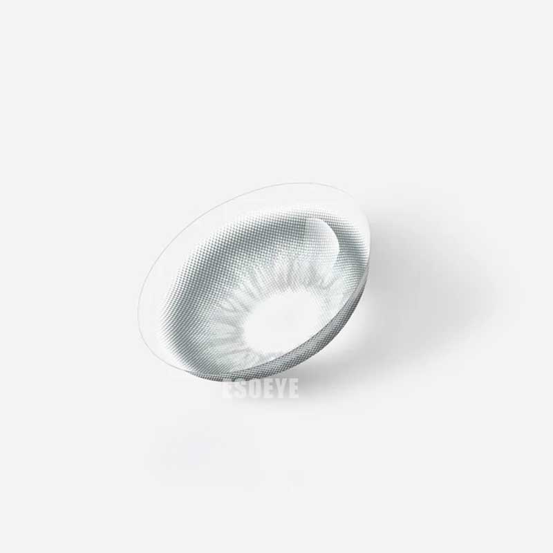 Unspoken Mirage Grey Colored Contact Lenses Yearly
