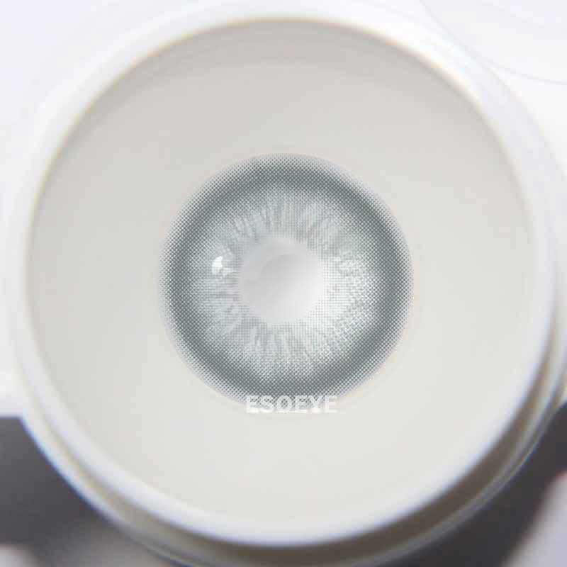 Unspoken Mirage Grey Colored Contact Lenses Yearly