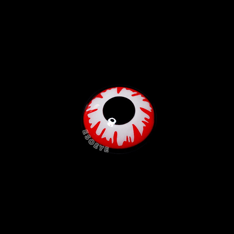 White Demon Halloween Contact Lenses Yearly