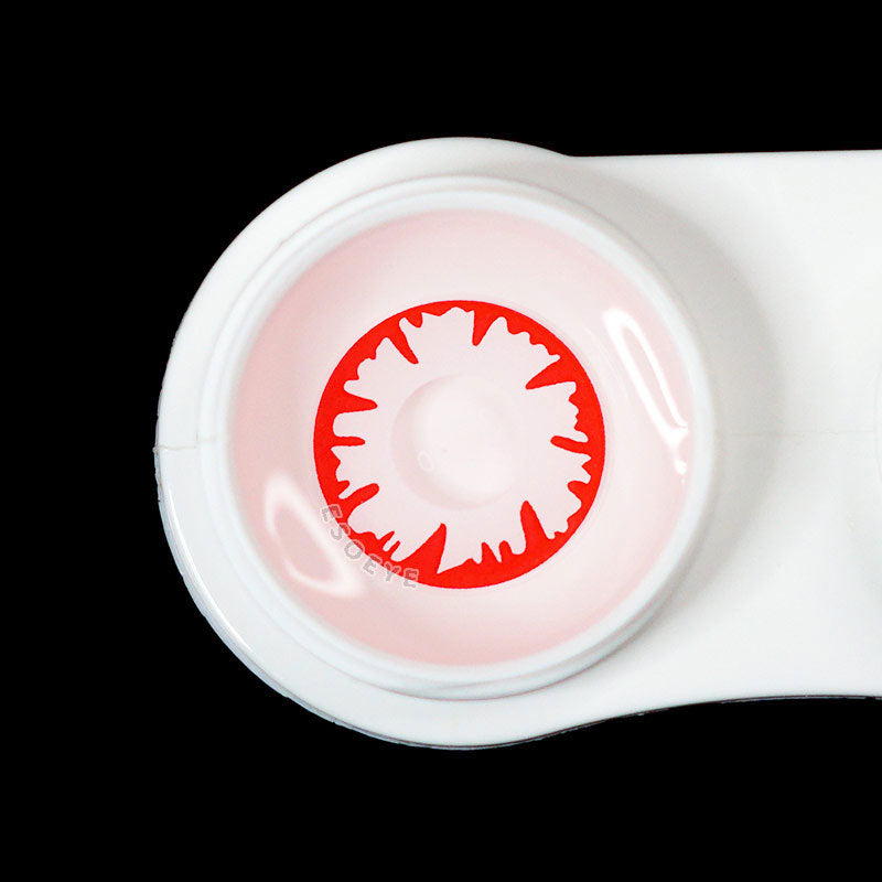 White Demon Halloween Contact Lenses Yearly