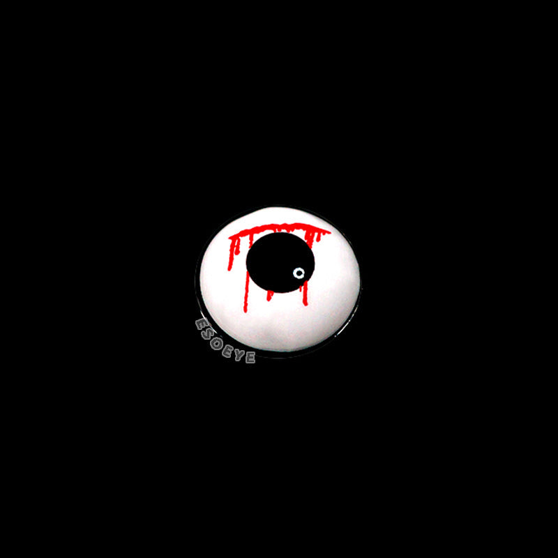 White Slit Halloween Contact Lenses Yearly