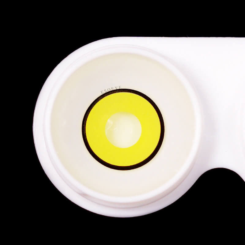 Yellow Manson Halloween Contact Lenses Yearly