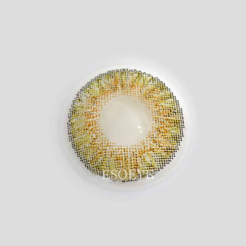 3-Tone Pure Hazel Colored Contact Lenses Yearly