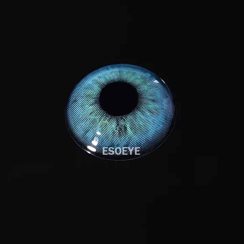 Aegean Sea Ⅱ Blue Colored Contact Lenses Yearly