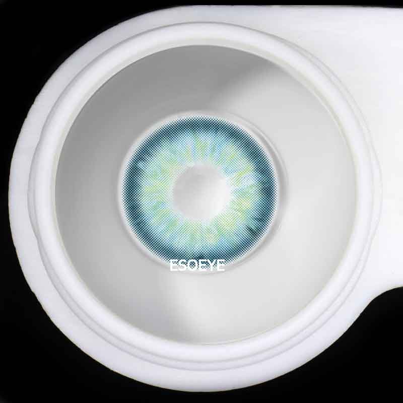 Aegean Sea Ⅱ Blue Colored Contact Lenses Yearly