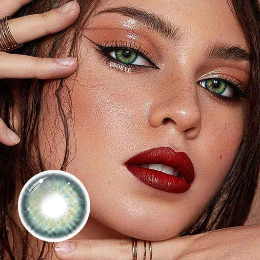 Aegean Sea Ⅱ Green Colored Contact Lenses Yearly