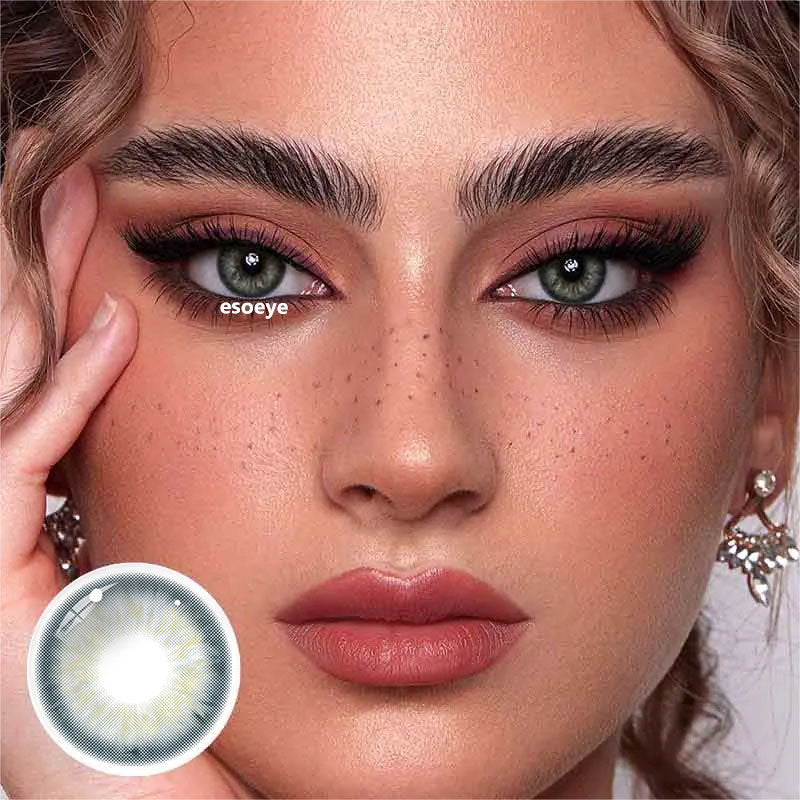 Aegean Sea Ⅱ Grey Colored Contact Lenses Yearly