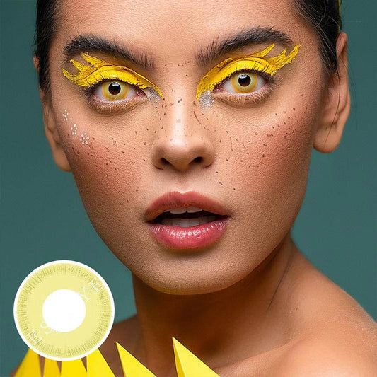 Avatar Yellow Halloween Contact Lenses Yearly