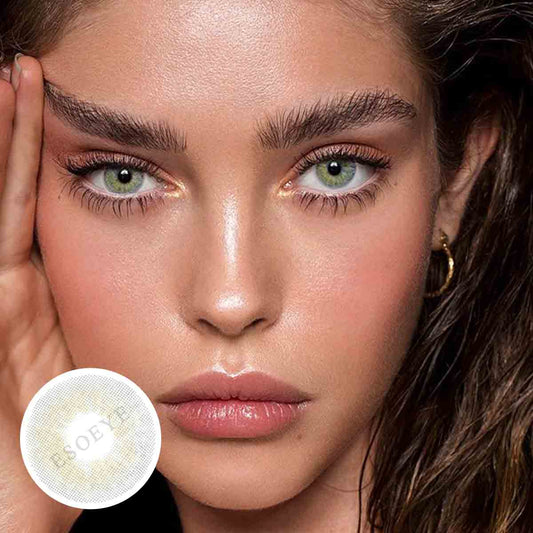 Beeswax Sky Gray Colored Contact Lenses Yearly