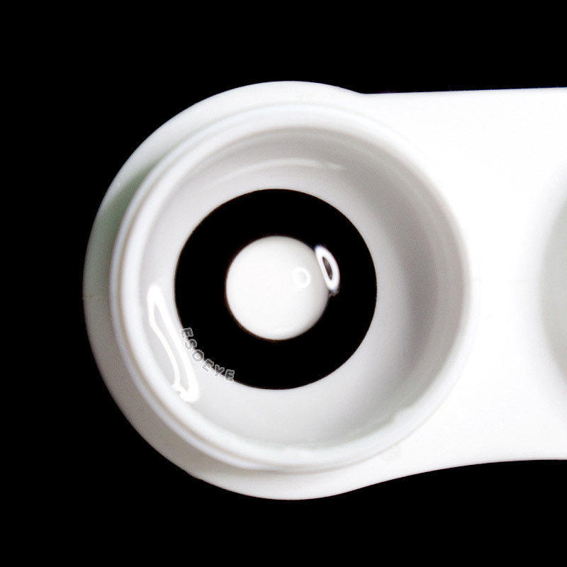 Black Block Crazy Contact Lenses Yearly