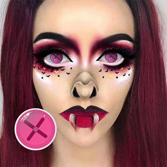 Button Eye Azelea Cosplay Contact Lenses Yearly