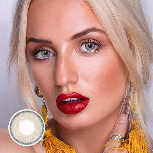 Dubai Gray Colored Contact Lenses Yearly