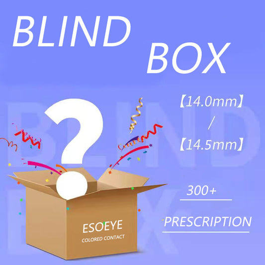 Esoeye 7 Pairs Randomly Blind Box Yearly Prescription Colored Contacts