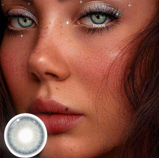Galaxy Blue Colored Contact Lenses Yearly