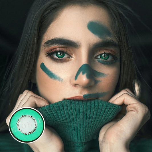 Green Manson Halloween Contact Lenses Yearly