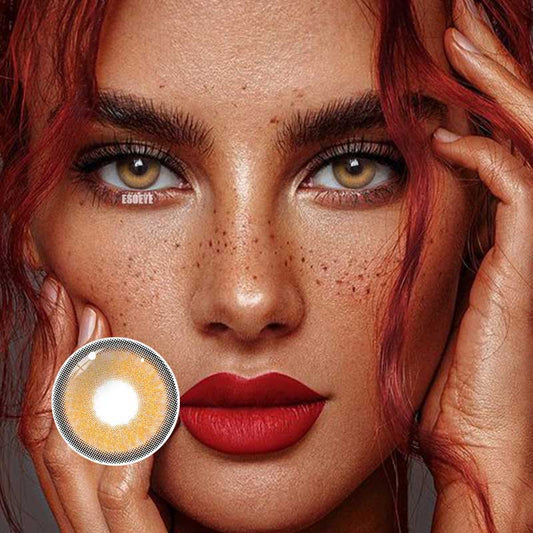 Himalaya Brown Colored Contact Lenses Yearly Prescription